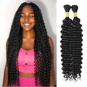 Human Braiding Hair for Boho Braids Human Curly Hair